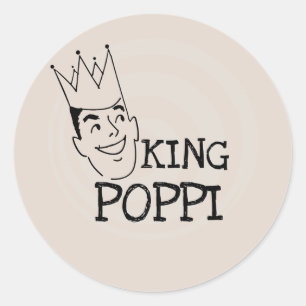 Adesivo King Poppi T-shirts e presentes