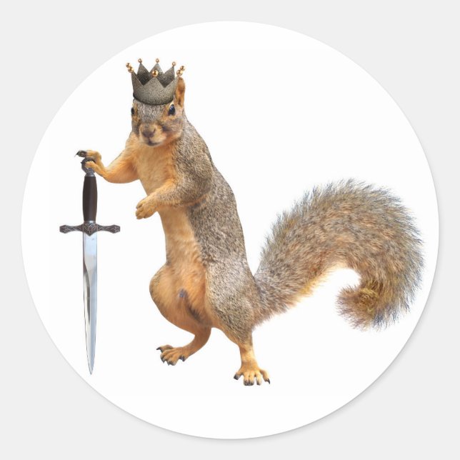 Adesivo King Squirrel Stickers (Frente)