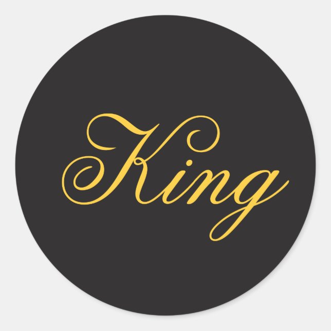 Adesivo King Sticker (Frente)