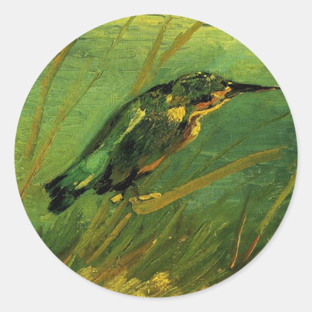 Adesivo Kingfisher por Vincent van Gogh (Frente)