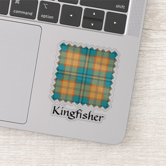 Adesivo Kingfisher Tartan Sticker (Detalhe)