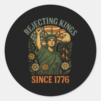 Adesivo Kings 1776 Foxglove Daisy Tulip Flowers Bald Eagle