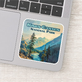 Adesivo Kings Canyon National Park California Vintage