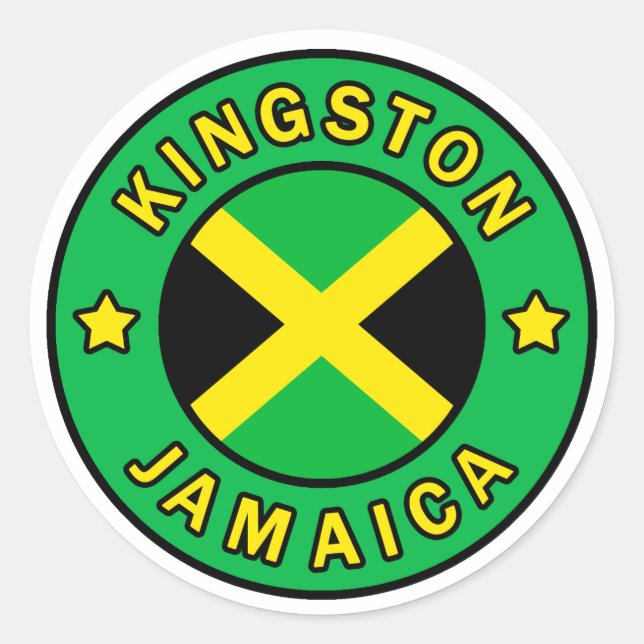 Adesivo Kingston Jamaica (Frente)
