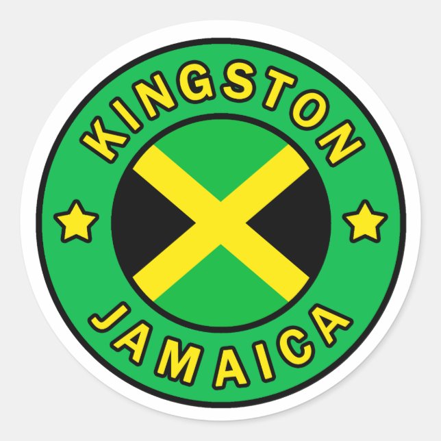 adesivo Kingston Jamaica (Frente)