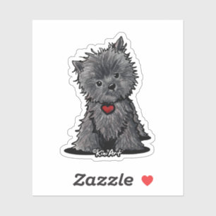 Adesivo KiniArt Affenpinscher vinil Sticker