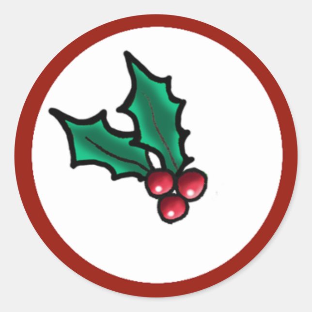 Adesivo KiniArt Christmas Holly (Frente)