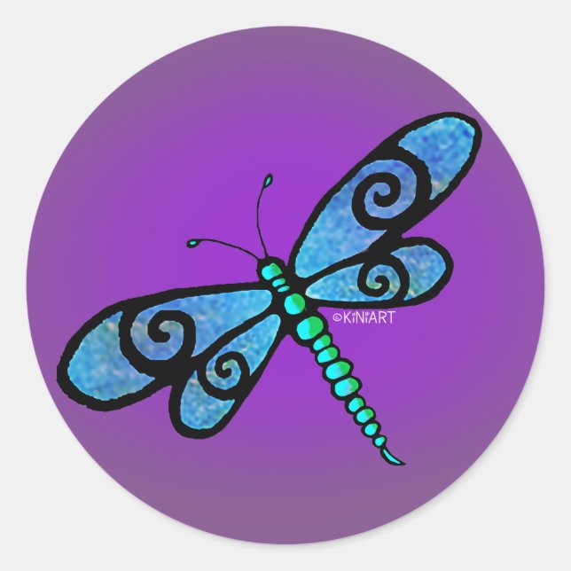 Adesivo KiniArt Dragonfly Stickers (Frente)
