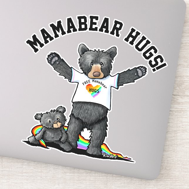 Adesivo KiniArt Mamabear Hugs Sticker (Detalhe)