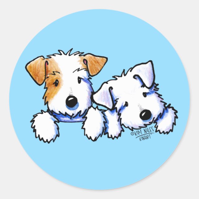 Adesivo KiniArt Sealyham Terriers (Frente)