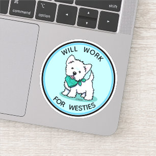 Adesivo KiniArt Westie Cutie Sticker