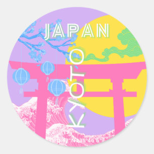 Adesivo Kioto Japão Viagem Art
