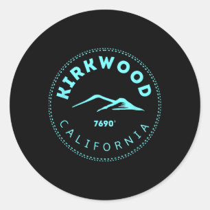 Adesivo Kirkwood California Mountain Town - Elevação da Ca