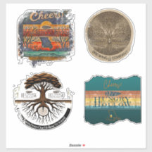 Kiss Cut Hungry Hollow Stickers (4)