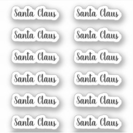 Adesivo Kiss-Cut Santa Claus Signature Angeletti