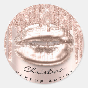 Adesivo Kiss Lábios Makeup Artist Glitter Drives Sparkly N