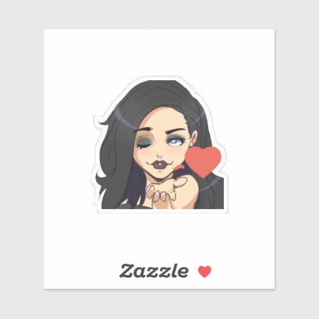 Adesivo Kiss Sticker (Folha)