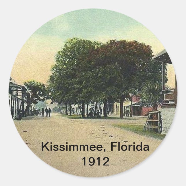Adesivo Kissimmee, Florida 1912 (Frente)