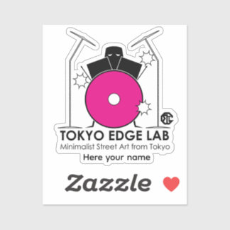 Adesivo Kit de Bateria Minimalista - Tokyo Edge Lab