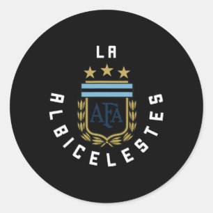 Adesivo Kit de Camisa de Futebol da Bandeira da Argentina 