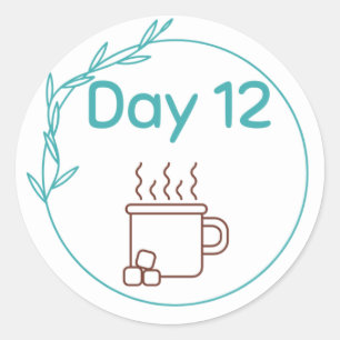 Adesivo Kit de Provando de Chocolate Dia 12