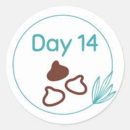 Adesivo Kit de Provando de Chocolate Dia 14