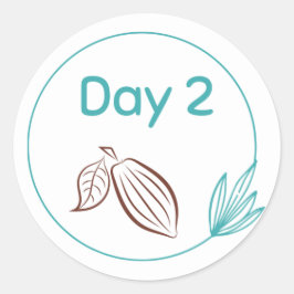 Adesivo Kit de Provando de Chocolate Dia 2