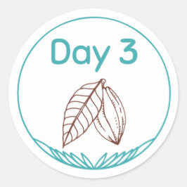 Adesivo Kit de Provando de Chocolate Dia 3