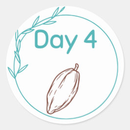 Adesivo Kit de Provando de Chocolate Dia 4