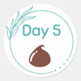 Adesivo Kit de Provando de Chocolate Dia 5