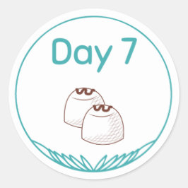 Adesivo Kit de Provando de Chocolate Dia 7