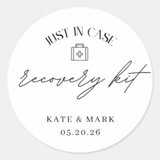 Adesivo Kit de Recuperação de Casamento Minimalista