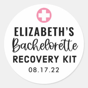 Adesivo Kit de recuperação personalizado de bachelorette