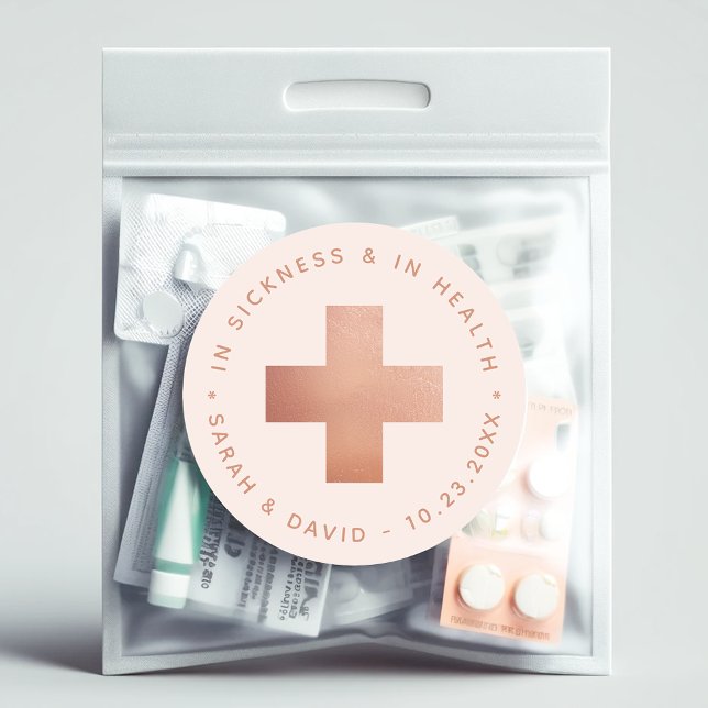Adesivo Kit de Ressaca com Estojo Rosa Dourado Emergency B (Criador carregado)