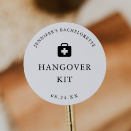 Adesivo Kit de Ressaca Favorita da Festa de Despedida de S