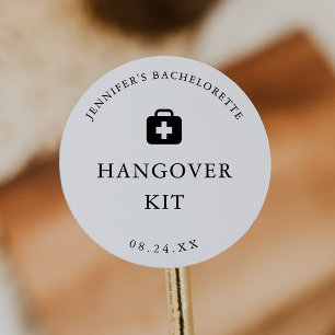 Adesivo Kit de Ressaca Favorita da Festa de Despedida de S