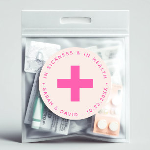 Adesivo Kit de Ressaca Rosa Choque Em Sickness and Health