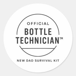 Adesivo Kit de Sobrevivência para Novos Pais Oficial Técni