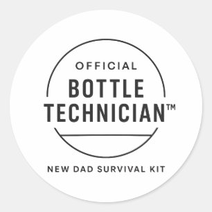 Adesivo Kit de Sobrevivência para Novos Pais Oficial Técni