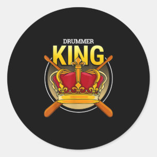 Adesivo kit de tambor com instrumentos de percussão