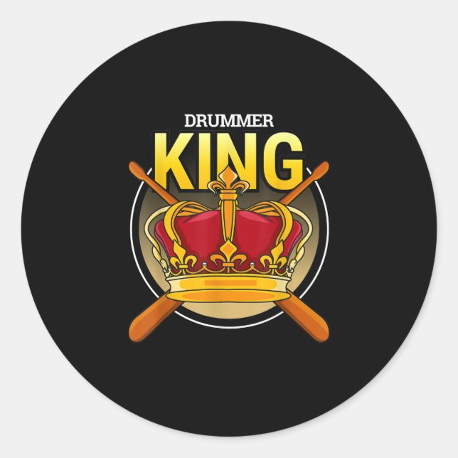 Adesivo kit de tambor com instrumentos de percussão (Frente)