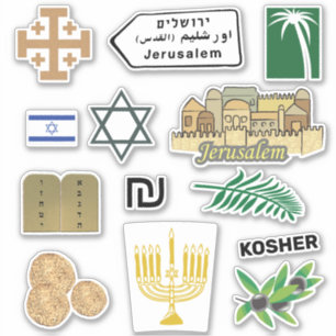 Adesivo Kit inicial do Diário do Jerusalem Sticker Pack