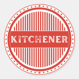 Adesivo Kitchener City Pride Emblem – Canadian Identity