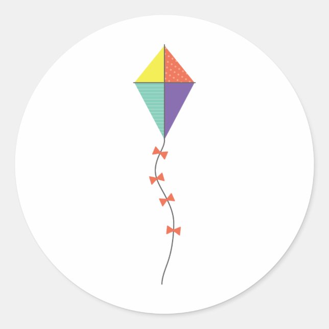 Adesivo Kite Colorida (Frente)