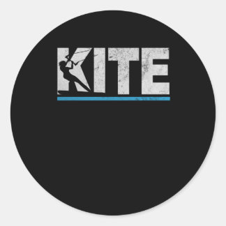 Adesivo Kite Kitesurfer Kitesurfing Surfing Surfing Retro