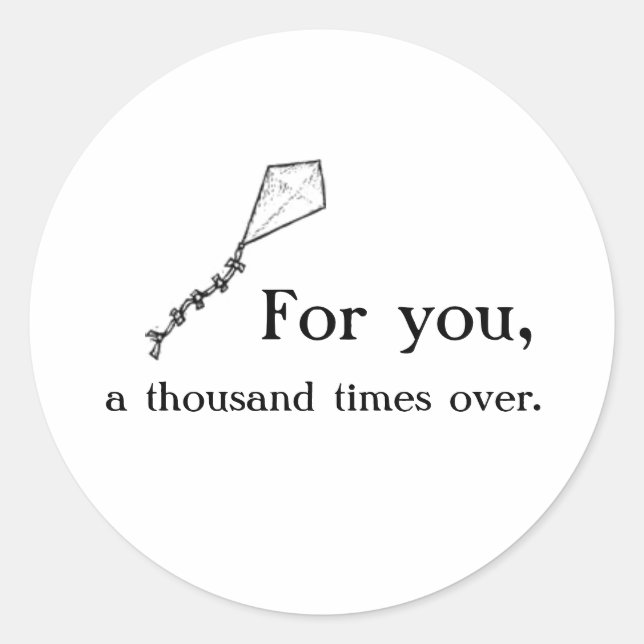 Adesivo Kite Runner (Frente)