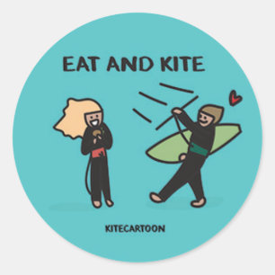 Adesivo Kiteboard/kitesurfing - Coma e pipa