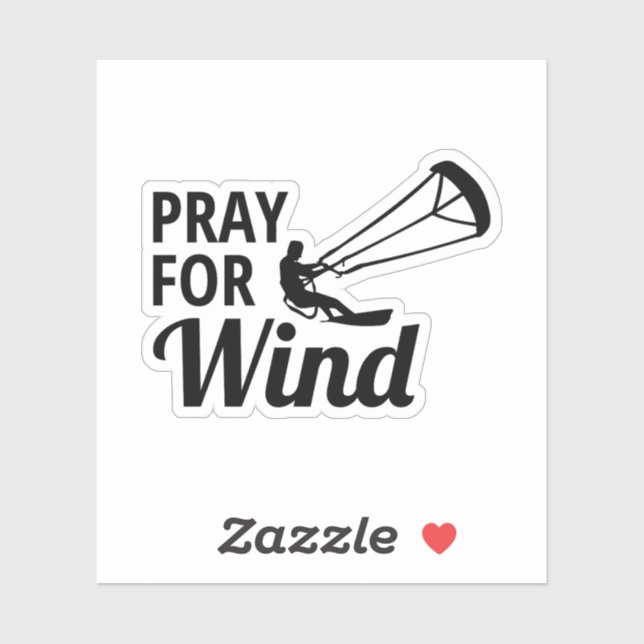 Adesivo Kitesurfing Kiteboard Kite montando esportes eólic (Folha)