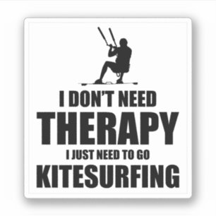 Adesivo Kitesurfing Kiteboard Kite montando esportes eólic