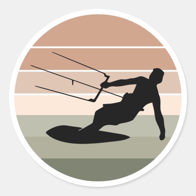 Adesivo Kitesurfing Kitesurf Kitesurf Para Esportes Aquáti (Frente)